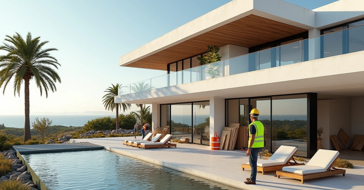 Villa de lujo en construcción en Costa del Sol